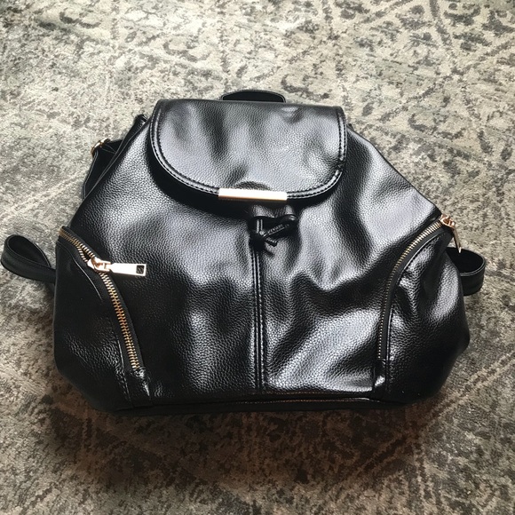 Black backpack purse - Picture 2 of 5